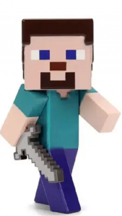 Figurina metalica - Minecraft Wave 4, mai multe modele si culori