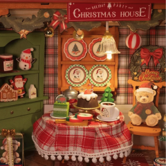 Puzzle 3D 125 piese - Christmas Eve Party