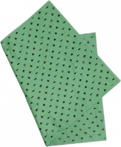 Hartie de matase - Logo Carturesti - Verde