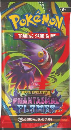 Pokemon TCG - Mega Evolution: Phantasmal Flames Booster Pack (Mai multe modele)