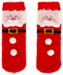 Sosete antiaderente pentru copii - Mos Craciun