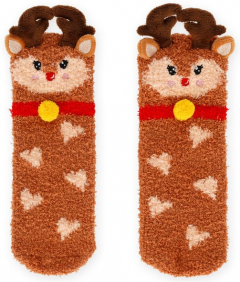 Sosete antiaderente pentru copii - Reni