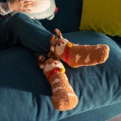 Sosete antiaderente pentru adulti - Reni