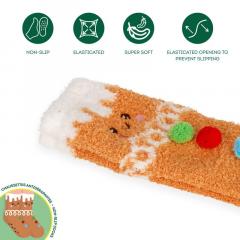 Sosete antiaderente pentru adulti - Turta dulce