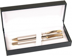 Set stilou si pix  - Cresco Exclusive S, argintiu