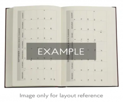 Agenda 2026 - Paperblanks - Renoir, Letter to Morisot (1892) (Embellished Manuscripts Collection) - Midi 12-Month Horizontal Hardcover Flexi