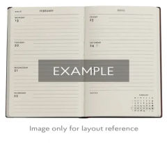 Agenda 2026 - Paperblanks - Vault of the Milan Cathedral (Duomo di Milano) - Midi 12-Month Horizontal Hardcover Flexi