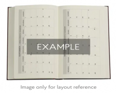 Agenda 2026 - Paperblanks - Vault of the Milan Cathedral (Duomo di Milano) - Midi 12-Month Horizontal Hardcover Flexi