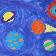 Set tempera - Premium poster paint in pot, 12 culori