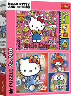 Puzzle 2 x 200 piese - Hello Kitty & Friends