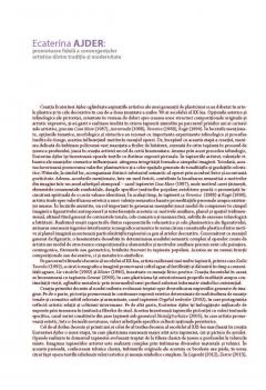 Ecaterina Ajder.  Arta textila si Pictura