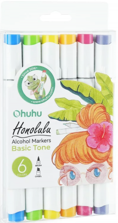 Set 6 markere - Honolulu