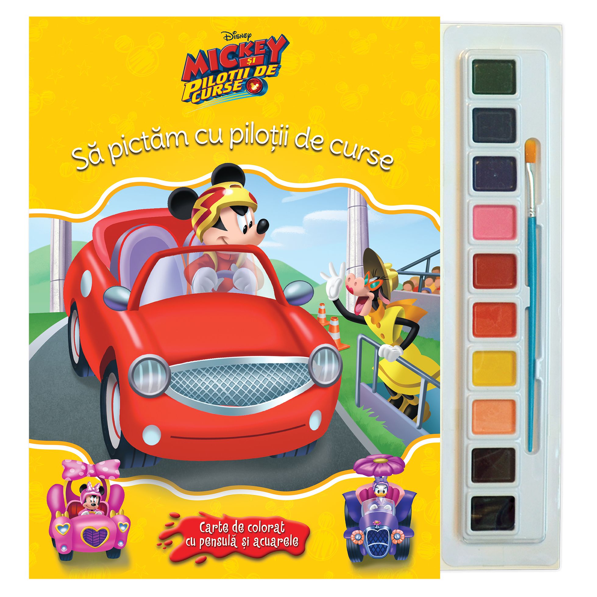 Disney. Mickey si pilotii de curse. Sa pictam cu pilotii de curse