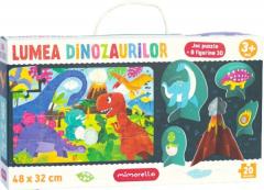 Puzzle - Lumea dinozaurilor, 20 piese