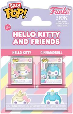 Set 2 figurine Hello Kitty & Cinnamoroll - Hello Kitty & Friends - Bitty Pop! - Funko