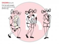 Jucarie de indemanare - Kendama Record Plus - Stardance MC