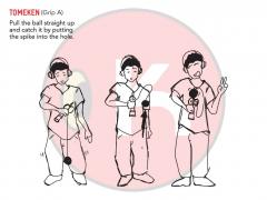 Jucarie de indemanare - Kendama Record Plus - Stardance MC