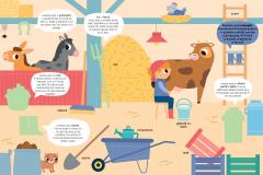 La ferma. Invatam si ne distram cu ajutorul autocolantelor