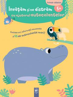 Animale salbatice. Invatam si ne distram cu ajutorul autocolantelor