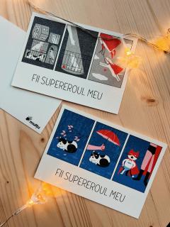 Postcard - Supererou 