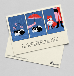 Postcard - Supererou 