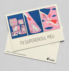 Postcard - Supererou 