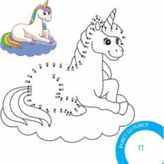 Desenez si colorez unicorni