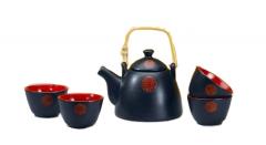 Set de ceai Hidchi cu ceainic si 4 cesti