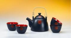 Set de ceai Hidchi cu ceainic si 4 cesti