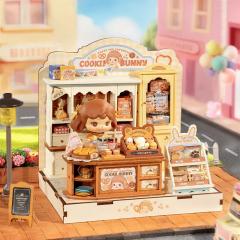 Diorama. Puzzle 3D - Cookii Bunny's Cookie Shop, 182 piese