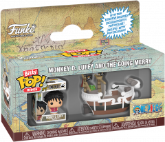 Set 2 figurine - Bitty Pop! Rides - One Piece - Monkey D. Luffy and the Going Merry