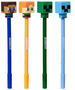 Pix cu stergere si topper Minecraft Chibi (mai multe modele, pret pe bucata)