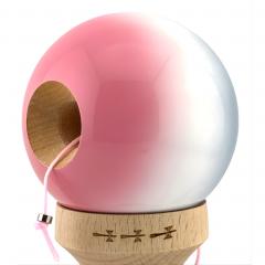 Jucarie de indemanare - Kendama - Big Cups Sticky Roz/Alb/Gri