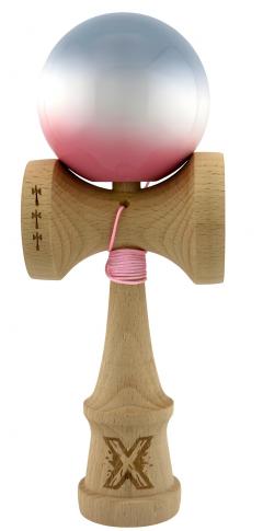 Jucarie de indemanare - Kendama - Big Cups Sticky Roz/Alb/Gri