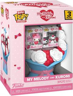 Set 2 figurine - Pop! Bitty Bouquet - Hello Kitty: My Melody and Kuromi