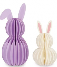 Set  2 iepurasi pliabili - Happy Easter - Bunny