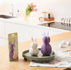 Set  2 iepurasi pliabili - Happy Easter - Bunny