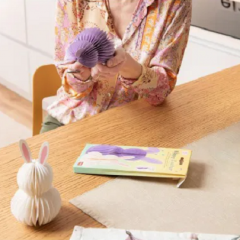 Set  2 iepurasi pliabili - Happy Easter - Bunny