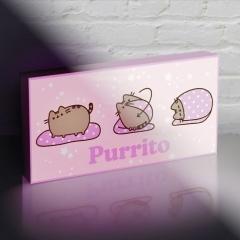 Obiect decorativ - Pusheen Purrito - iluminare LED