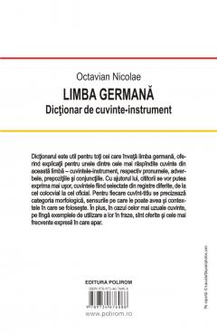 Limba germana. Dictionar de cuvinte-instrument