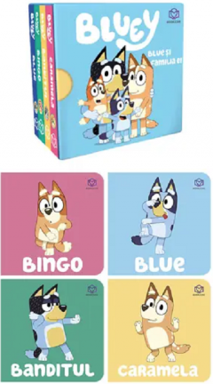 Pachet 4 carti - Bluey si familia ei