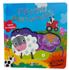 Carte cu clapete. Ferma parfumata. Razuieste si miroase!