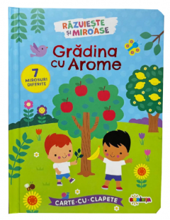 Carte cu clapete. Gradina cu arome 7 mirosuri diferite