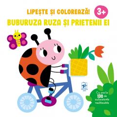 Lipeste si coloreaza! Buburuza Ruza si prietenii ei 3+