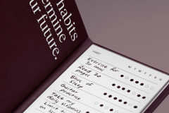 Agenda pentru obiceiuri - Stone Paper - Habit Tracker