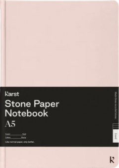 Agenda A5 - Stone Paper - Notebook - Peony (Lined)