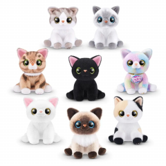 Jucarie de plus interactiva - Smitten Kittens, pisica cu accesorii supriza (mai multe modele-culori, pret pe bucata)
