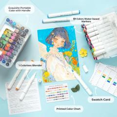 Set 60 markere - Paper Friendly - Brush & Fine