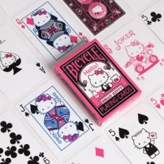 Carti de joc - Bicycle Hello Kitty (Black & Pink)