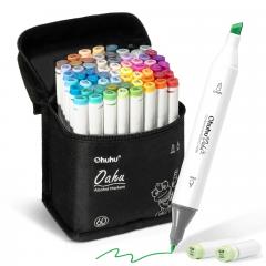 Set 60 markere Fine & Chisel - Ohuhu Oahu - Multicolor